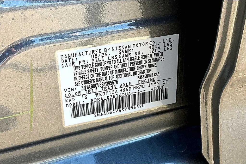 new 2025 Nissan Sentra car, priced at $22,130