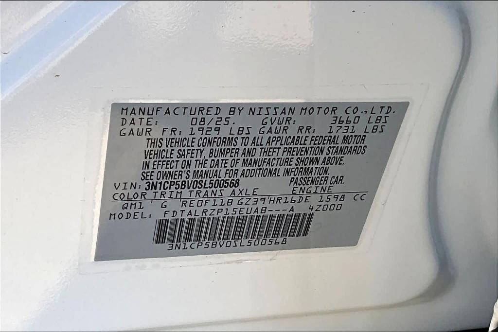 new 2025 Nissan Kicks Play car, priced at $23,865