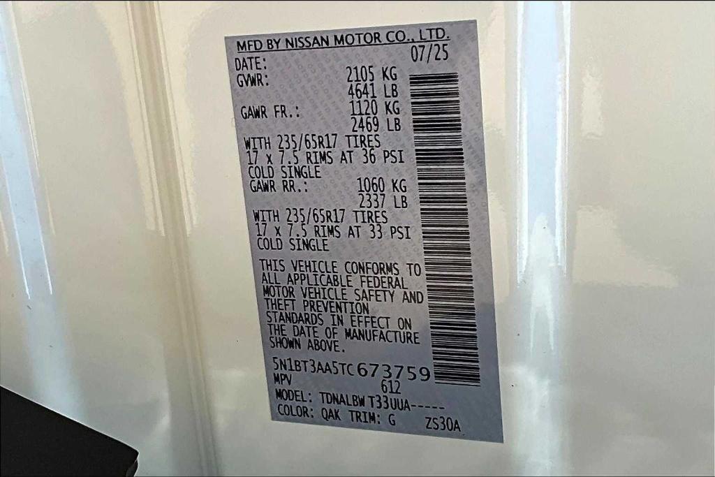 new 2026 Nissan Rogue car, priced at $28,405