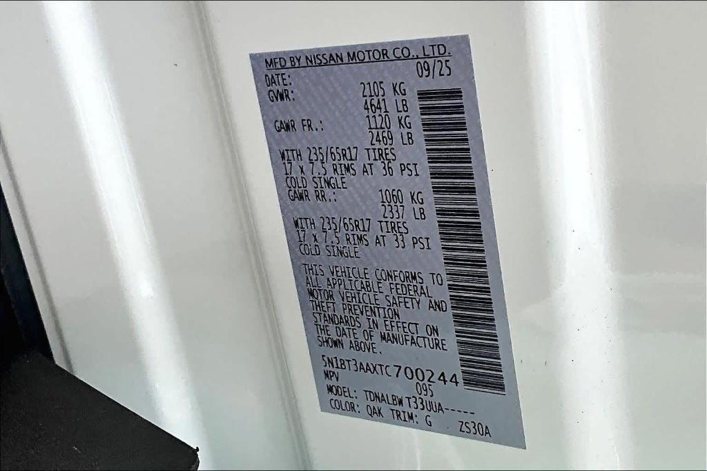 new 2026 Nissan Rogue car, priced at $28,510