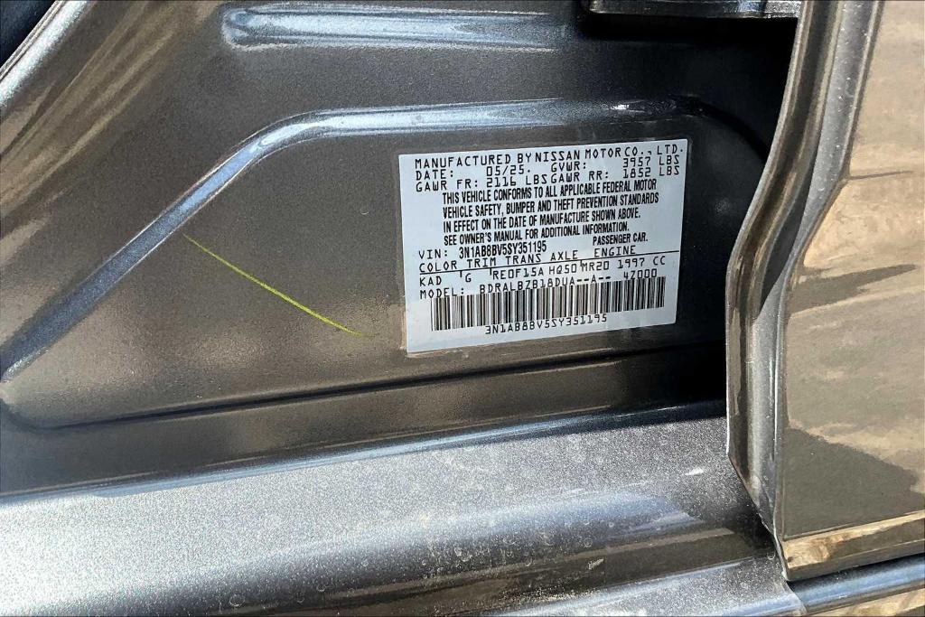 new 2025 Nissan Sentra car, priced at $21,040