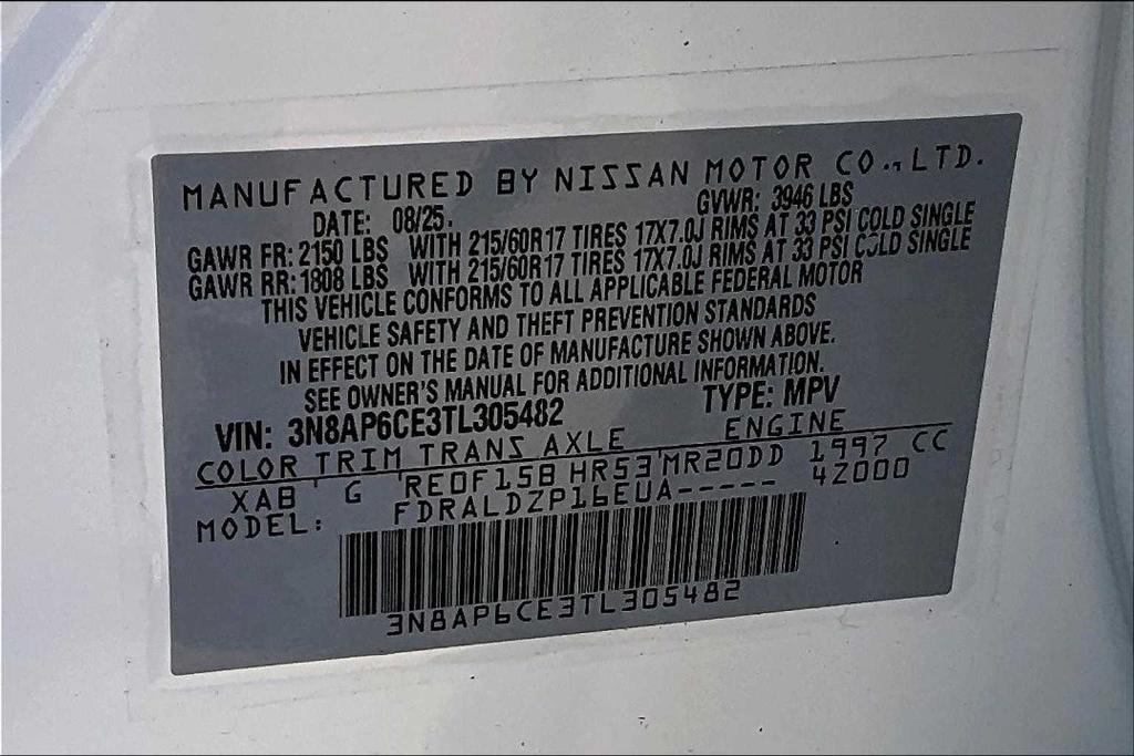 new 2026 Nissan Kicks car, priced at $25,995