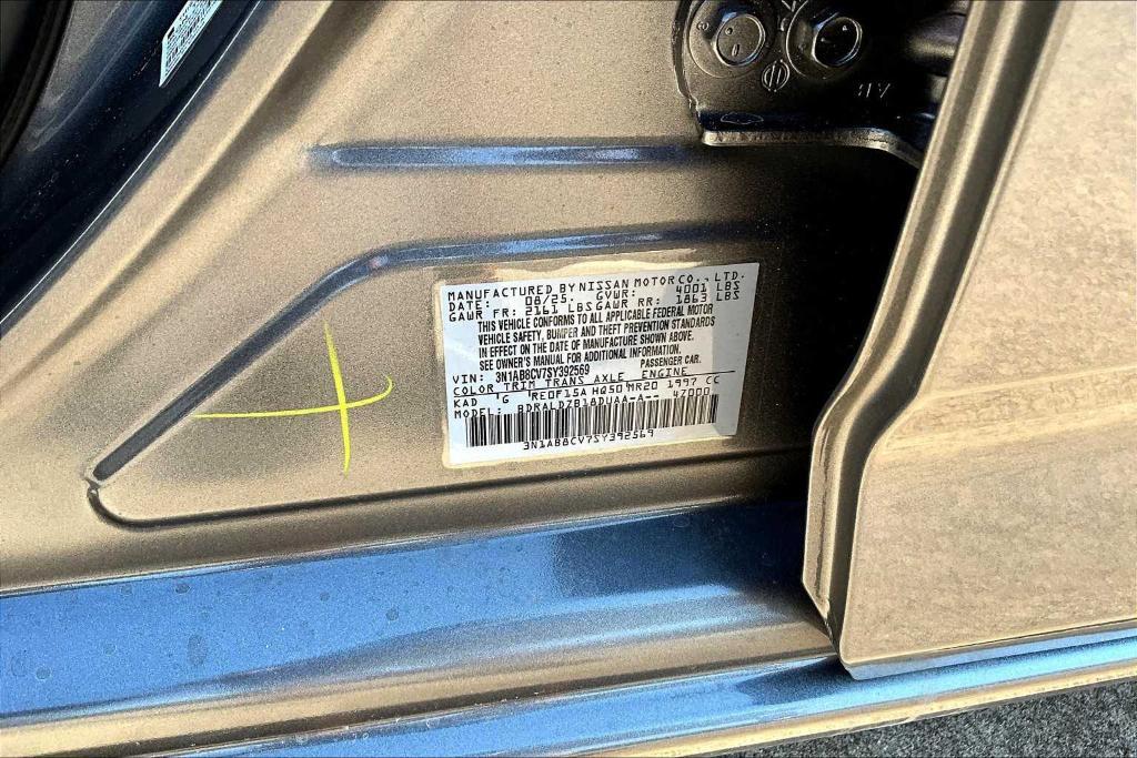 new 2025 Nissan Sentra car, priced at $22,800