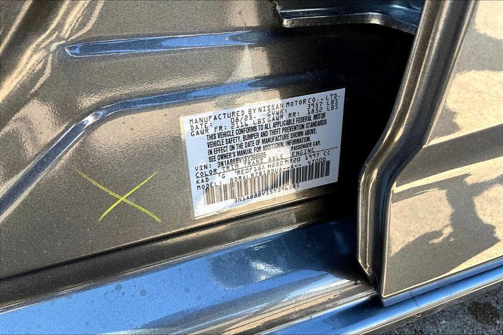 new 2025 Nissan Sentra car, priced at $20,405