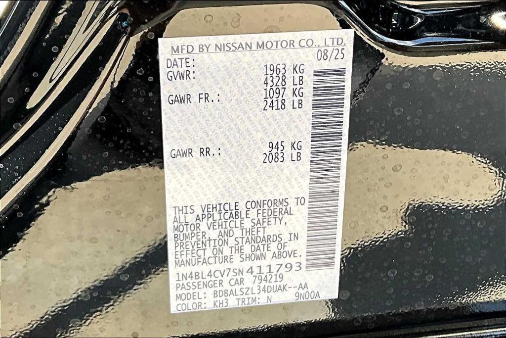 new 2025 Nissan Altima car, priced at $31,240