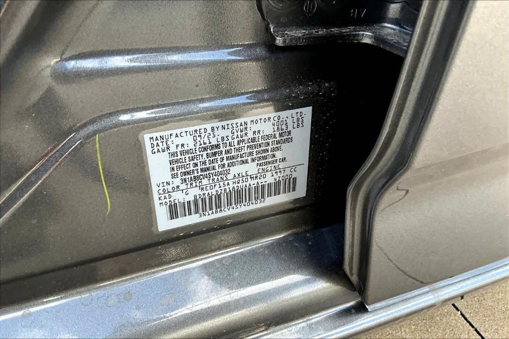 new 2025 Nissan Sentra car, priced at $22,165