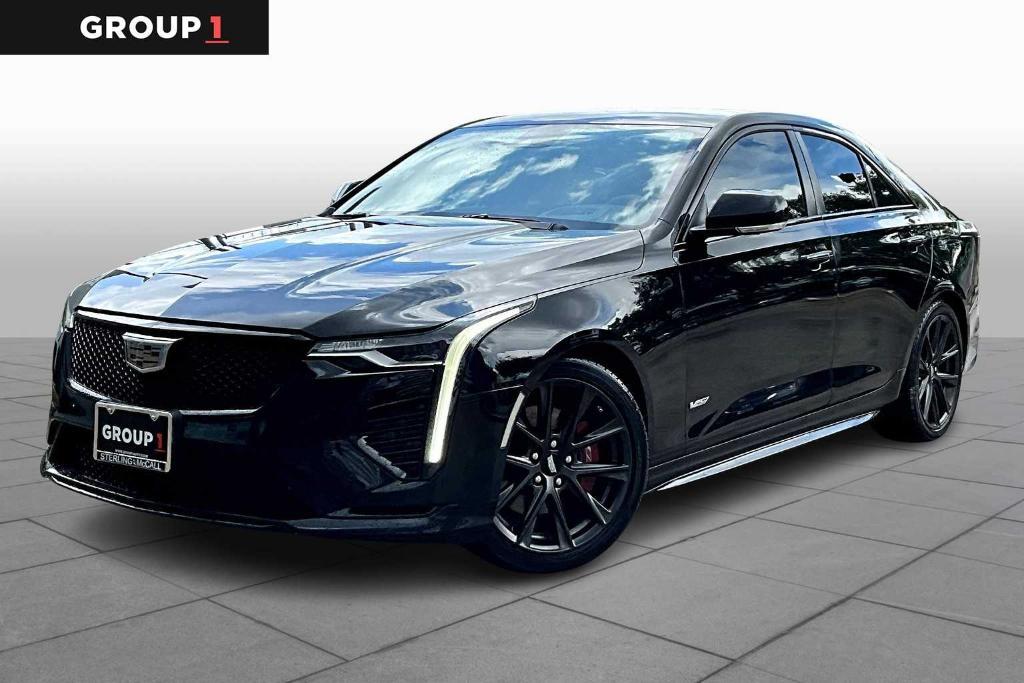 used 2022 Cadillac CT4-V car, priced at $38,000