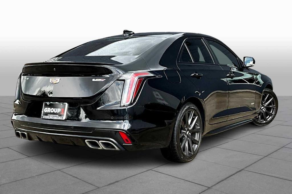 used 2022 Cadillac CT4-V car, priced at $38,000