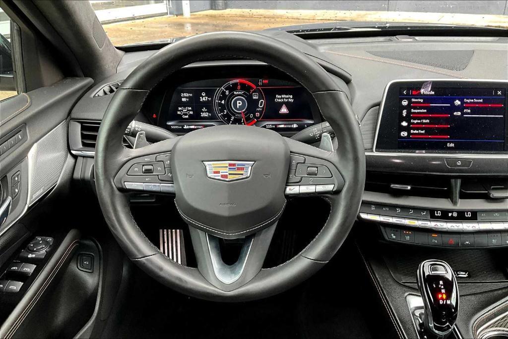 used 2022 Cadillac CT4-V car, priced at $38,000