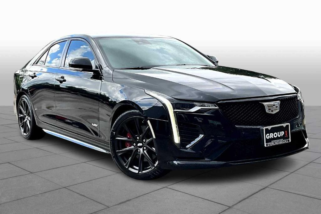 used 2022 Cadillac CT4-V car, priced at $38,000
