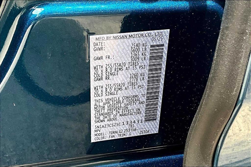 new 2025 Nissan Murano car, priced at $41,254