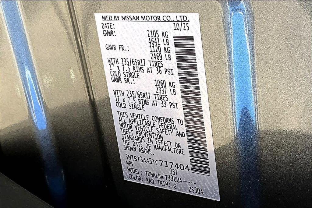 new 2026 Nissan Rogue car, priced at $28,810