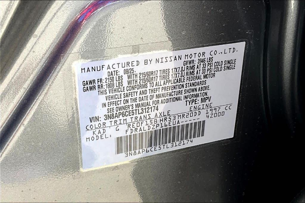 new 2026 Nissan Kicks car, priced at $25,550