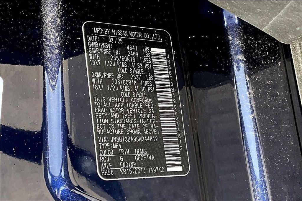 new 2025 Nissan Rogue car, priced at $30,835