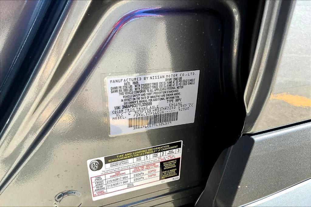 new 2026 Nissan Kicks car, priced at $25,545