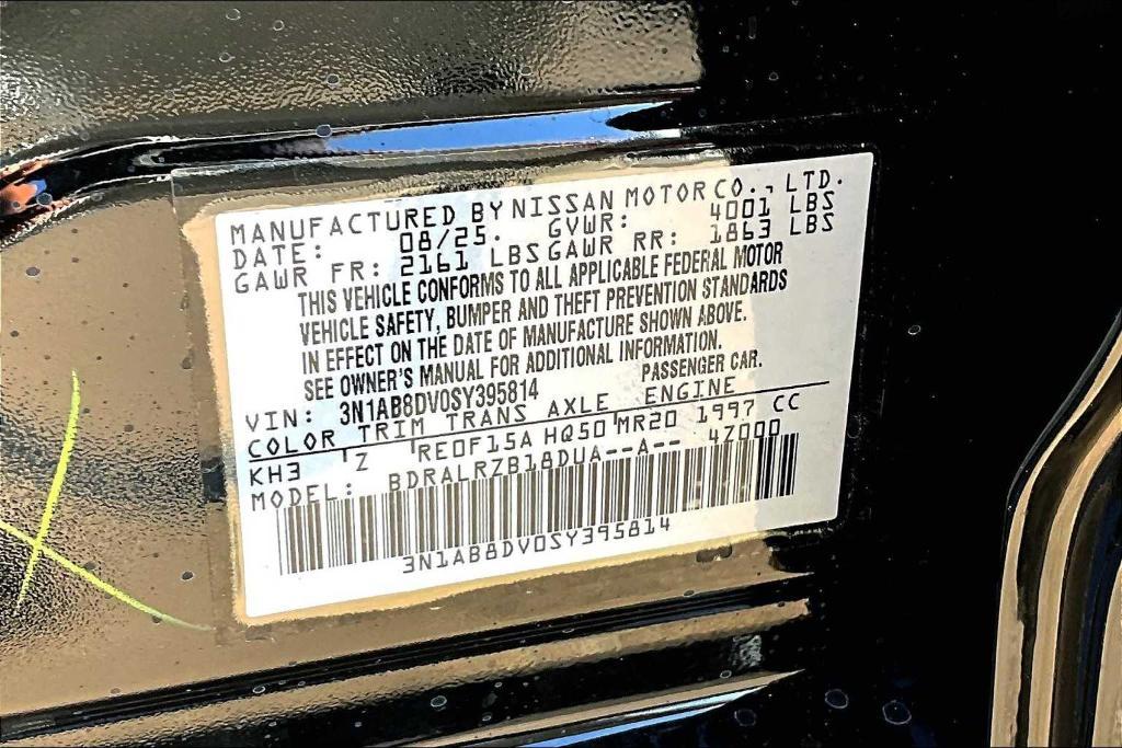 new 2025 Nissan Sentra car, priced at $24,219