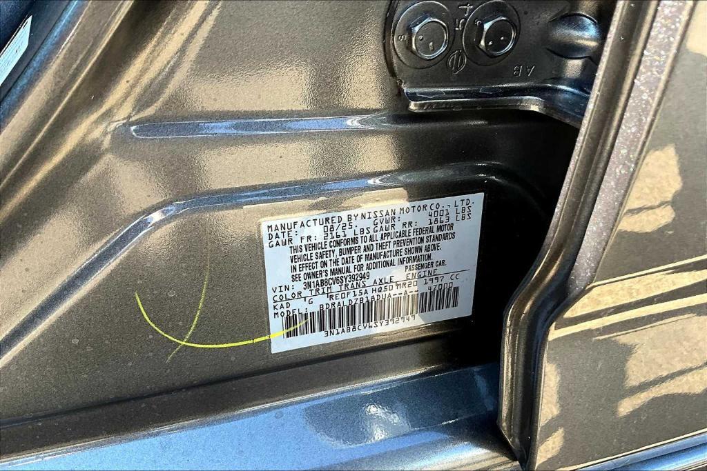 new 2025 Nissan Sentra car, priced at $22,250