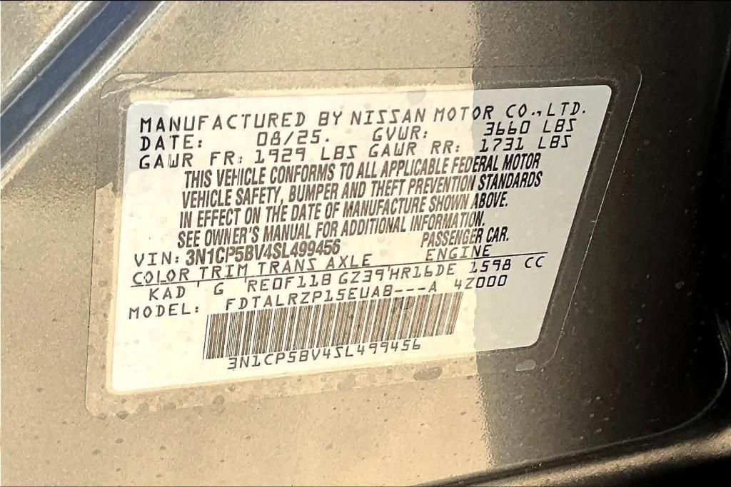 new 2025 Nissan Kicks Play car, priced at $23,975