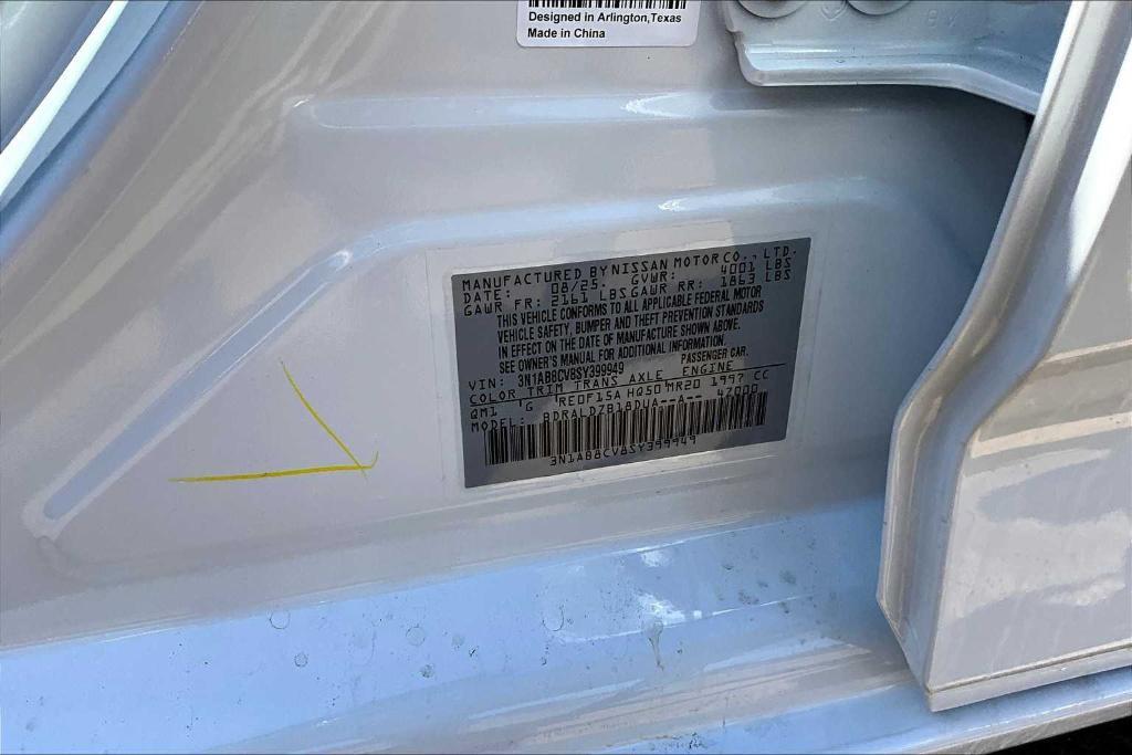 new 2025 Nissan Sentra car, priced at $22,130