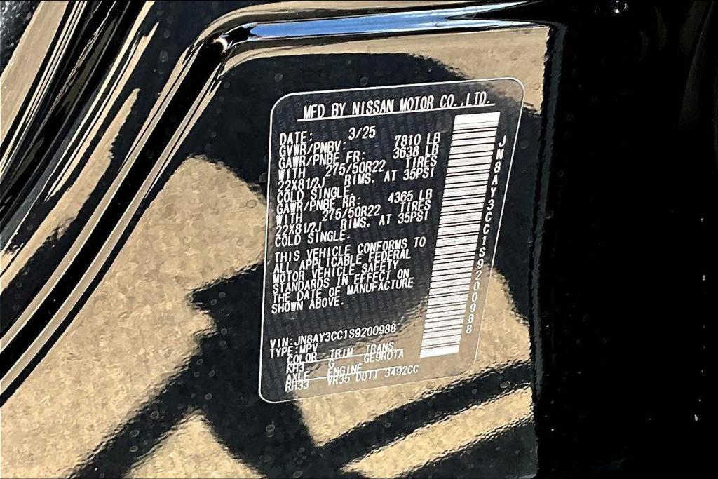 new 2025 Nissan Armada car, priced at $87,160