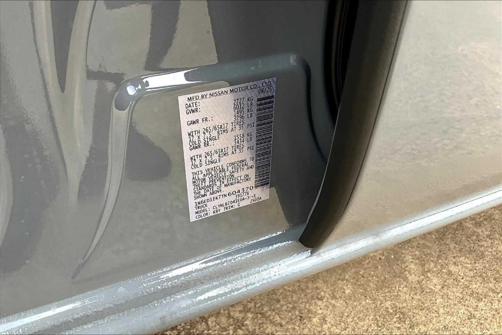 new 2026 Nissan Frontier car, priced at $40,840