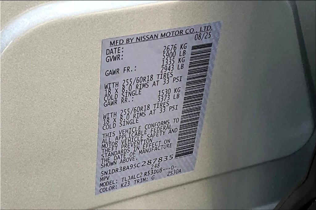 new 2025 Nissan Pathfinder car, priced at $32,728