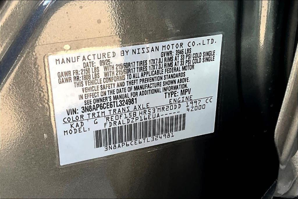 new 2026 Nissan Kicks car, priced at $25,195