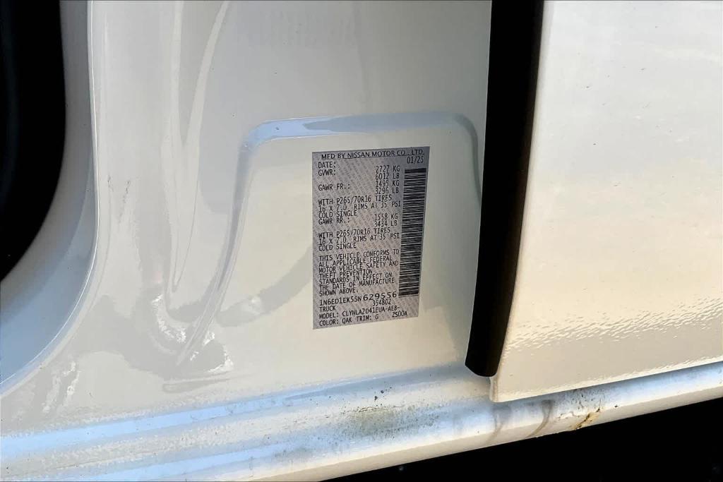 new 2025 Nissan Frontier car, priced at $37,160