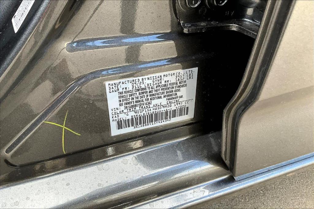 new 2025 Nissan Sentra car, priced at $20,325