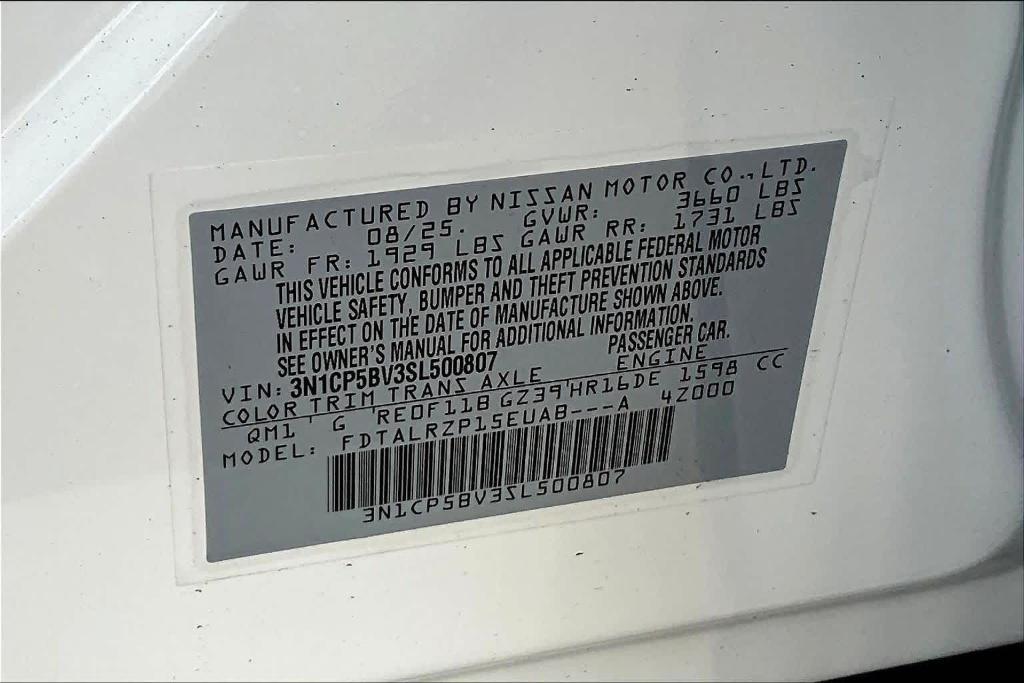 new 2025 Nissan Kicks Play car, priced at $23,865