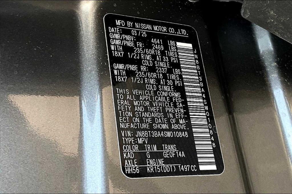 new 2025 Nissan Rogue car, priced at $31,120