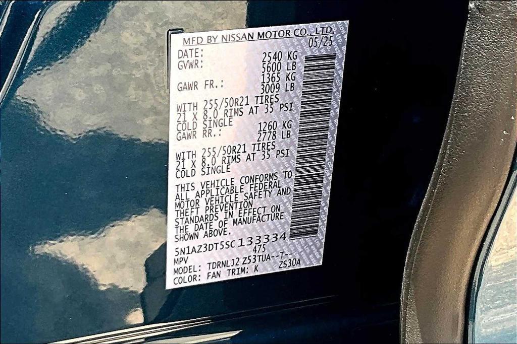 new 2025 Nissan Murano car, priced at $49,330