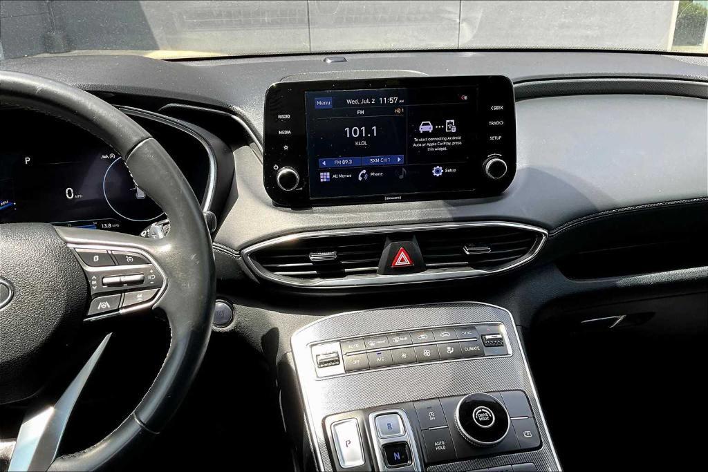 used 2021 Hyundai Santa Fe car, priced at $21,500