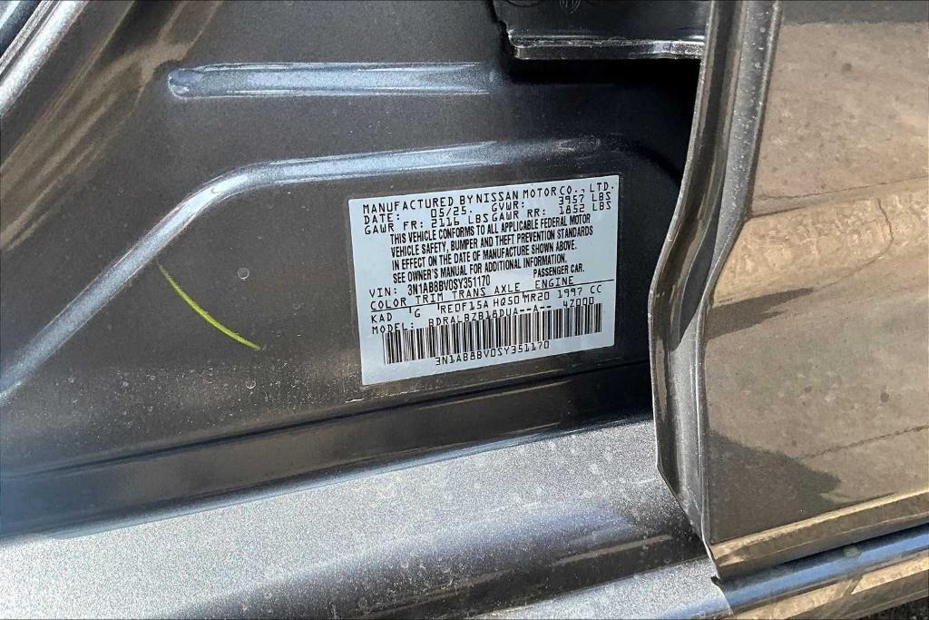 new 2025 Nissan Sentra car, priced at $21,040