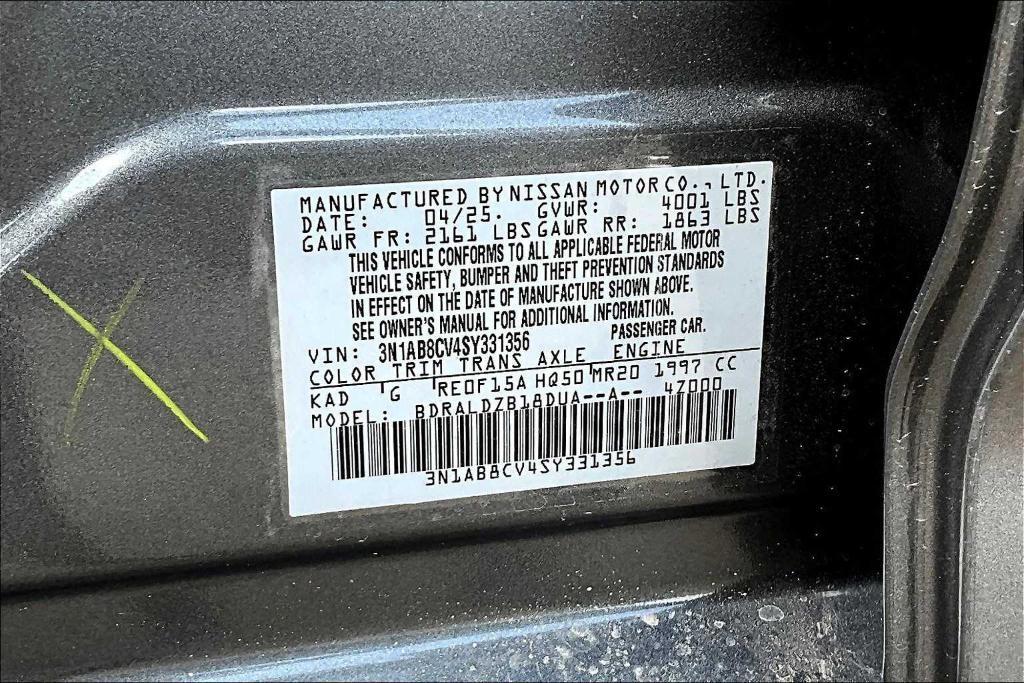 new 2025 Nissan Sentra car, priced at $23,585