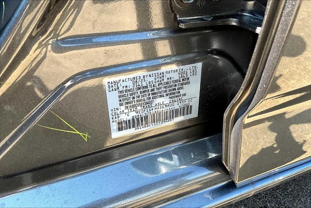 new 2025 Nissan Sentra car, priced at $21,495