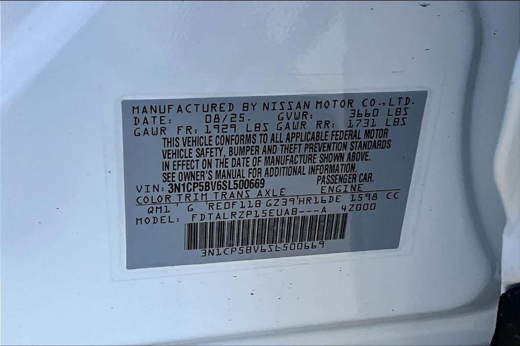 new 2025 Nissan Kicks Play car, priced at $23,865