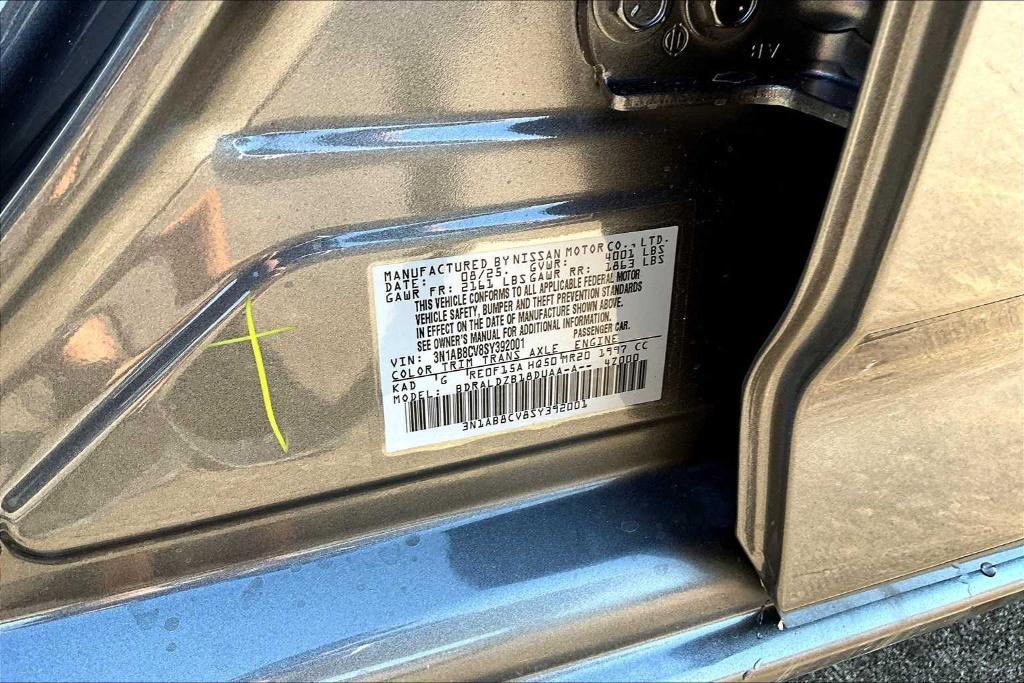 new 2025 Nissan Sentra car, priced at $22,800