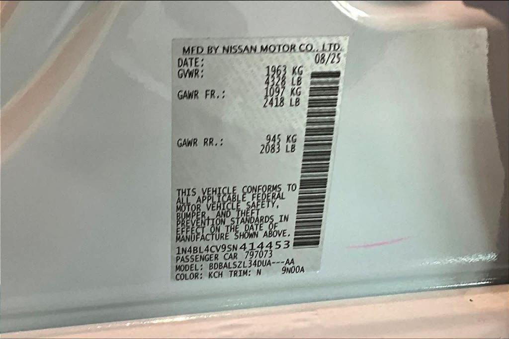 new 2025 Nissan Altima car, priced at $29,705