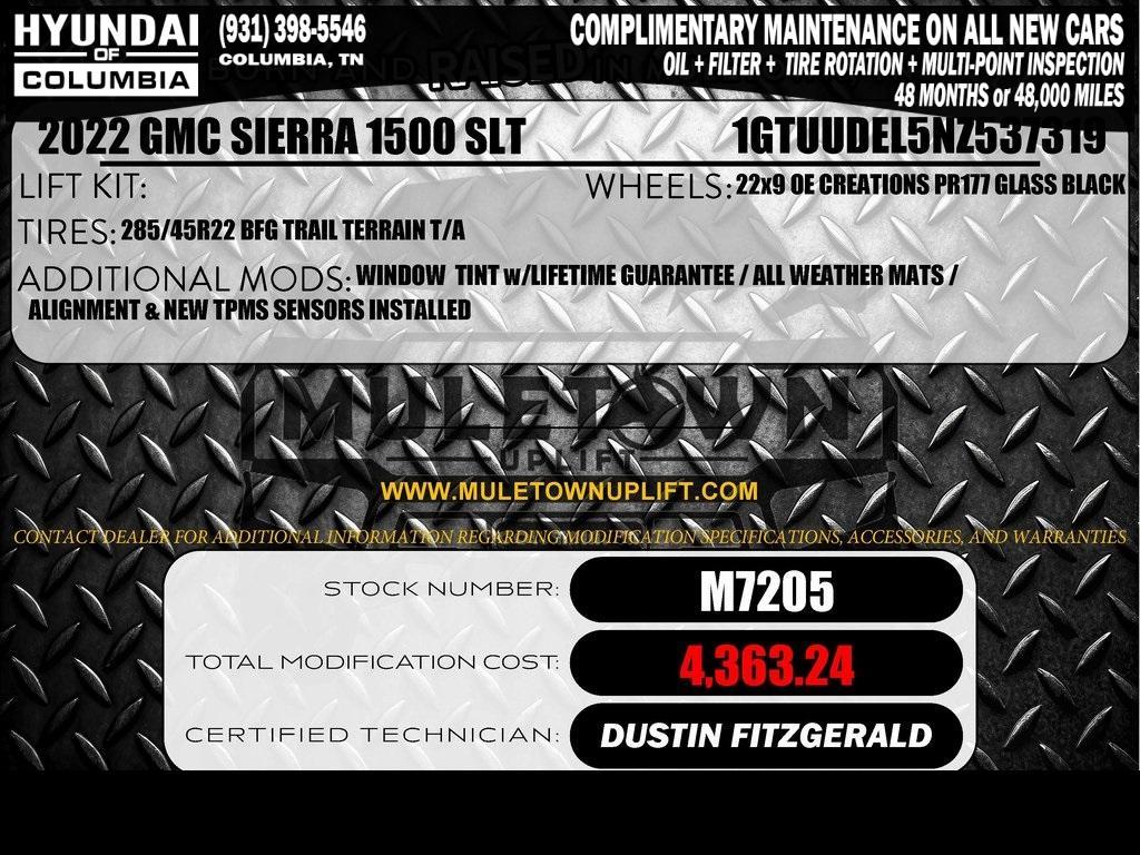 used 2022 GMC Sierra 1500 car, priced at $35,461
