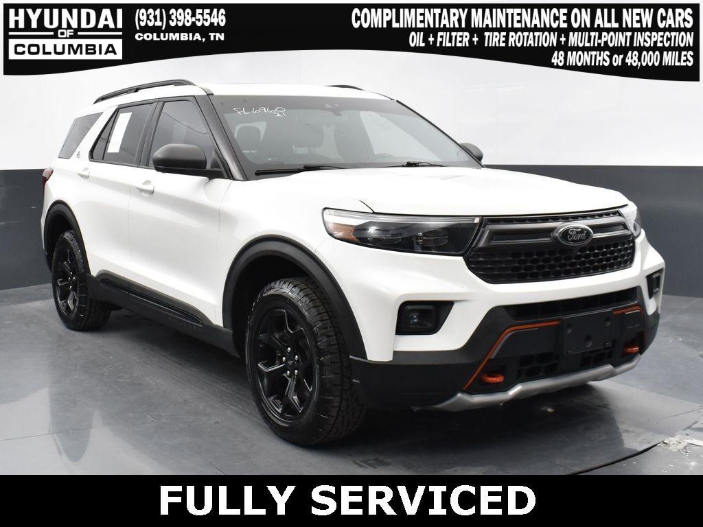 used 2021 Ford Explorer car, priced at $27,257