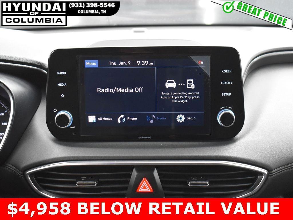 used 2022 Hyundai Santa Fe car, priced at $19,358