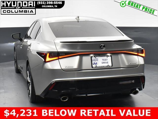 used 2021 Lexus IS 350 car, priced at $36,827