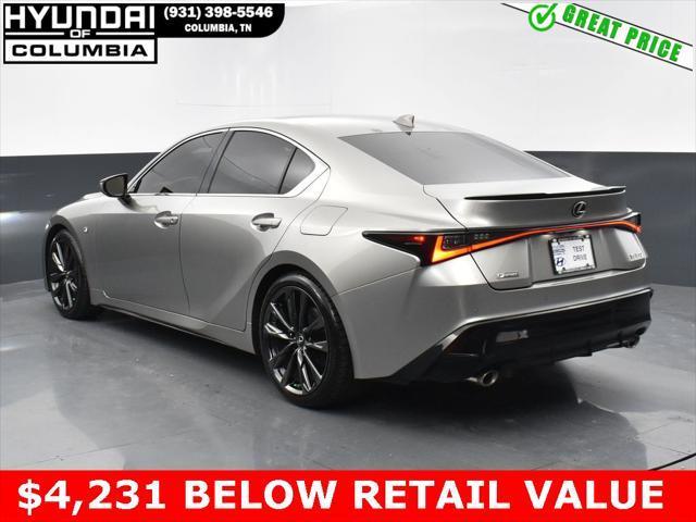 used 2021 Lexus IS 350 car, priced at $36,827