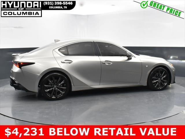 used 2021 Lexus IS 350 car, priced at $36,827