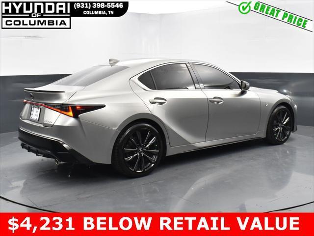 used 2021 Lexus IS 350 car, priced at $36,827