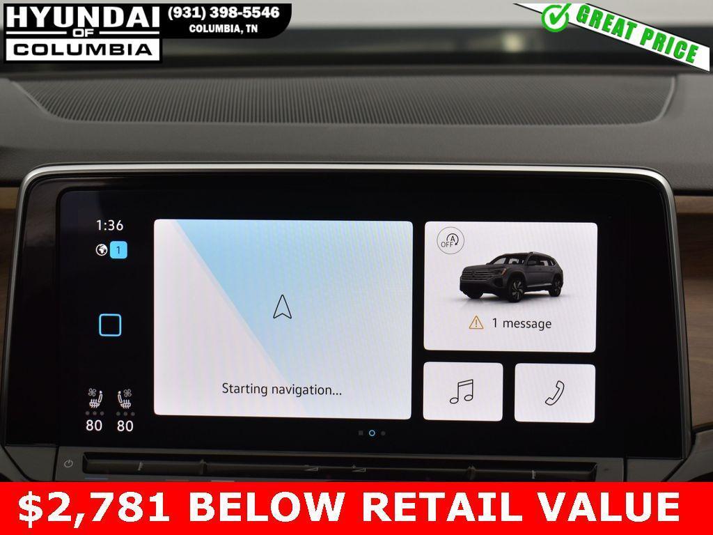 used 2024 Volkswagen Atlas car, priced at $33,226