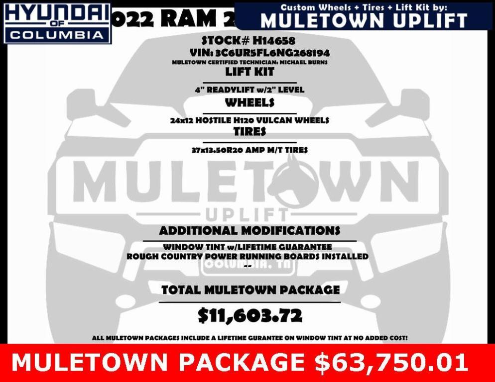 used 2022 Ram 2500 car, priced at $52,146