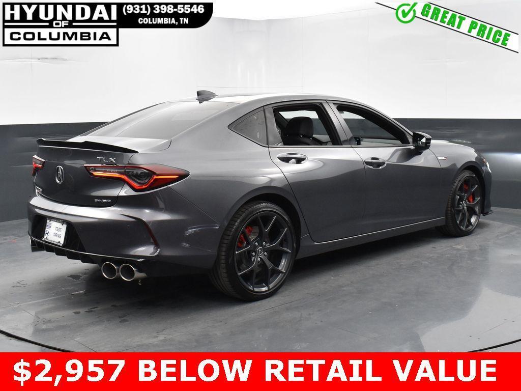 used 2023 Acura TLX car, priced at $46,831