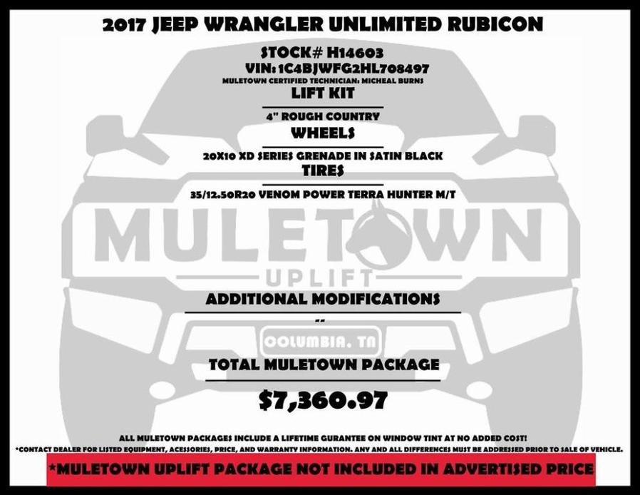 used 2017 Jeep Wrangler Unlimited car, priced at $28,430